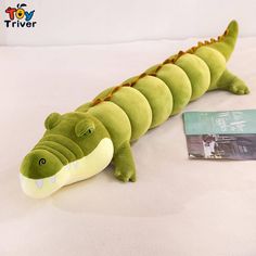 1 toy triver Kawaii Crocodile, Giant Alligator, Alligator Plush, Crocodile Plush, Hugging Pillow, Nap Pillow, Hug Pillow, Alligator Crocodile, Cuddle Buddy