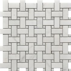 a white marble mosaic tile pattern