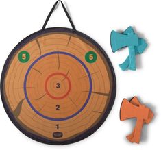 an image of a wooden target with arrows