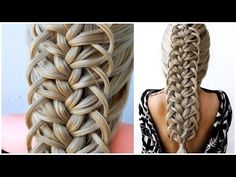 How To Do A French Rope Braid, How To Do Fluffy Braids, Loop Braid Tutorial, Loop Braid, Intricate Braids, 3d Braid, Hair Braids Tutorials, Plaits Tutorial