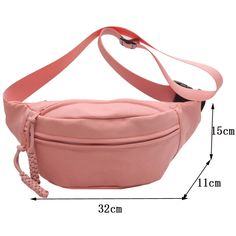 Casual Trend Waist Bag Hip pack Street style Women Belt Bags Large capacity Nylon Waist packs Unisex Girls Crossbody Chest Bag [23y 8m 22d] Large Capacity Nylon Belt Bag For Travel, Multifunctional Nylon Chest Bag With Large Capacity, Multifunctional Large Capacity Nylon Chest Bag, Pink Casual Chest Bag With Zipper, Casual Pink Chest Bag With Zipper Closure, Casual Pink Chest Bag With Zipper, Large Capacity Nylon Belt Bag For Everyday, Large Capacity Nylon Belt Bag, Trendy Nylon Bag For Outdoor