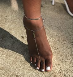 This anklet is amazing for a beach or pool day! It screams classy and cute! Be sure to grab it for your upcoming vacay! Silver Two Pieces Toe Ring Attachment Pool Day, Toe Ring, Pool Days, Toe Rings, Manicure And Pedicure, Two Pieces, Anklets, Sandals Heels, Pool