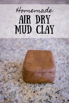 homemade air dry mud clay is the perfect way to use it for crafts and art projects