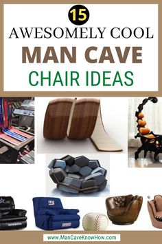 the top 15 awesomely cool man cave chair ideas for adults and children to enjoy