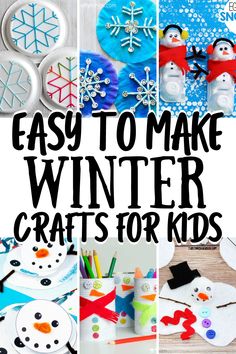 easy to make winter crafts for kids