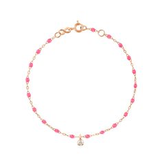 Gigi Clozeau - Gigi Supreme 1 Diamond Bracelet, Pink, Rose Gold, 6.7 Bracelet Ideas, Pink Bracelet, Summer Jewelry, Just Girly Things, Pink Yellow, Girly Things, Pink Rose, Or Rose, Diamond Bracelet