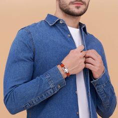 Binate Navy Blue Dotted by Caligio is a superb example of casual bracelet, comfy enough to wear everyday Fire Flames, The Flood, Everyday Bracelet, Trendy Bracelets, Men's Bracelet, Blue Dot, The Fire, Bracelet Sizes, Daniel Wellington