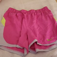 Never Worn, Still With Tags Nike Shorts. Pink Base With Gray And Neon Green Details. Smoke And Pet Free Home, Feel Free To Make An Offer! Pink Sports Shorts For Spring, Nike Pink Athletic Shorts For Summer, Pink Nike Bottoms For The Beach, Pink Nike Bottoms For Beach, Nike Pink Bottoms For Spring, Spring Nike Pink Athletic Shorts, Pink Nike Athletic Shorts For Spring, Nike Pink Athletic Shorts For Spring, Spring Nike Pink Bottoms