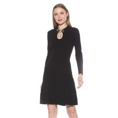 You'll turn heads in this women's ALEXIA ADMOR Sloane long sleeve fit and flare knit dress.Click on this WOMEN'S GUIDE to find the perfect fit and more! You'll turn heads in this women's ALEXIA ADMOR Sloane long sleeve fit and flare knit dress. Click on this WOMEN'S GUIDE to find the perfect fit and more! FEATURES Key Hole neckline with Bow details Fit & flare silhouette Long sleeves No closure - pullover styling UnlinedFIT & SIZING True to size 37.25-in. length from shoulder to hem Midi length Key Hole Neckline, Alexia Admor, Key Hole, Dark Pink, Fit & Flare, Midi Length, Pullover Styling, Fit And Flare, Knit Dress