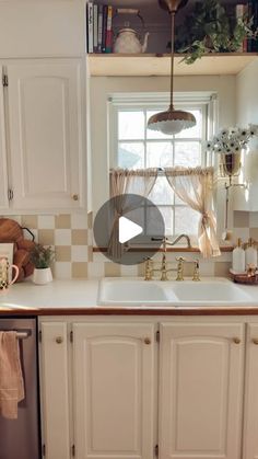 the kitchen is clean and ready to be used as a place for breakfast or dinner