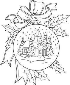 Christmas Snowball Coloring Page Embroidery Christmas, Digi Stamp, Christmas Coloring, Christmas Drawing, Christmas Coloring Pages, Christmas Embroidery, Printable Christmas, Coloring Book Pages, Digital Stamps