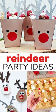 reindeer party ideas for kids and adults to enjoy in the holiday season with their own hands