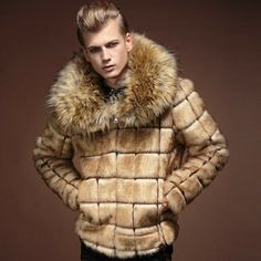 Product Description * Item:Men's Fashion Winter Faux Fur Fur Collar Keep Warm Trend Casual Jacket Coat * Condition: 100% Brand New * Color:yellow * Size:Asian S-4XL * Package:1pc Coats (without any accessories ）    Please note: 1.Please allow a little error due to manual measurement. 2.The color maybe a little difference because of the light,screen reflection etc. 3.If you are not sure what size to choose, you can tell us your height and weight, we will recommend the right size for you Men Plus Size Fashion, Faux Fox Fur Coat, Mens Fur Coat, Rabbit Fur Jacket, Fur Coat Fashion, Rabbit Fur Coat, Winter Fur Coats, Mens Fur, Faux Leather Coat