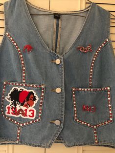 Delta Sigma Theta customized vest Delta Sigma Theta Denim Jacket, Delta Sigma Theta Sweatshirt, Delta Sigma Theta Line Jackets, Delta Sigma Theta Long Sleeve Shirts, Delta Sigma Theta Sweatshirts & Hoodies, Delta Sigma Theta, Womens Jackets, Labour Day, Jackets For Women