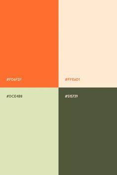 Color palette inspiration✨ Bright orange, light green, moss green with light powder shade. Mint Green Orange Color Pallets, Light Green Complementary Colors, Colors That Go With Bright Orange, Bright Orange Colour Palette, Colour Palette Green Orange, Palm Green Color Palette, Sage Orange Color Palette, Orange Green Yellow Color Scheme, Mint Orange Color Palette