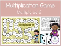 a game with two dices and the words multiply by 6