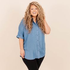 We can see you in this FAB top! It is perfect for a day out on the town! Featuring a trendy light wash and designed to pair well with cute denim or colored pants for a classic chic look, this top is a wardrobe essential!
100% Tensil Colored Pants, Chic Look, Classic Chic, Top Light, Model Fits, Affordable Fashion, See It, Wardrobe Essentials, See You