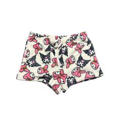 My Melody & Kuromi Sleeping Shorts Nwot Kuromi Sleeping, Sleeping Shorts, Sanrio Pink, My Melody Kuromi, Sanrio My Melody, Sleep Shorts, My Melody, Pink Black, Women's Shorts