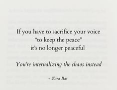 a quote from zara bask about peace