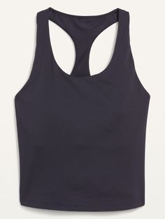 "Power up your workout with this PowerSoft tank top.  Light compression fabric meets a ridiculously smooth, peachy-soft feel  Scoop neck.  Wide stabilizing shoulder straps.  Light-relfecting Old Navy Active logo at racerback yoke.  Built-in shelf bra Racerback Sports Bra With Built-in Padding And 4-way Stretch, Compressive Functional Tank Top With Built-in Padding, Racerback Tops With Built-in Padding And Medium Support, Sports Bra With Built-in Padding And Scoop Neck, Scoop Neck Sports Bra With Built-in Padding, High Stretch Activewear With Built-in Bra And Scoop Neck, Compression Racerback Tank Top With Light Support, Scoop Neck Sports Bra With Built-in Bra For Training, High Stretch Scoop Neck Sports Bra With Built-in Bra