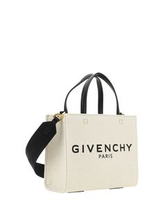 Material i: 48% Cotton, 48% Linen, 4% Polyurethane Material ii: 100% Calf leather Lining: 100% Cotton Givenchy Handbags, Givenchy Logo, Paris Logo, Givenchy Paris, Mini Handbag, Monogram Prints, Mini Handbags, Mini Tote, Press Studs