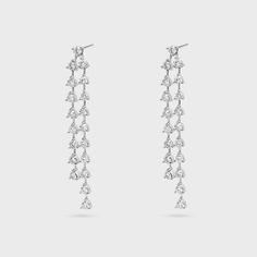 Elevate your look with sparkling drop earrings featuring natural diamonds Diamond Brilliant Cut Linear Dangle Earrings, Diamond Dangle Earrings With Brilliant Cut, Fine Jewelry Dangle Earrings With Brilliant Cut, Fine Jewelry Brilliant Cut Dangle Earrings, Diamond White Drop Earrings With Brilliant Cut, Diamond White Brilliant Cut Drop Earrings, Fine Jewelry Earrings With Brilliant Cut Dangle, Brilliant Cut Diamond Dangle Linear Earrings, Brilliant Cut Diamond Dangle Earrings