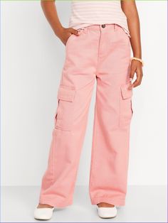 Tiktok Makeup Transformation Cargo Pants Pink, Pink Cargo Pants, Preppy Inspiration, Cargo Pants Outfit, Baggy Cargo Pants, Perfect Pant, Makeup Transformation, 11th Birthday, Simple Trendy Outfits