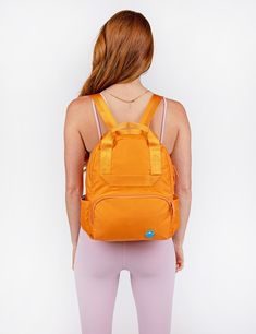 Our classic Atlas backpack now in a mini size! The ultimate go-to purse or small backpack. Features a wide open large front zip compartment and a flat pocket on both sides for quick access phone or card use. Tote handles with an easy grab front and back strap. Adjustable backpack straps. Main compartment with padded sleeve fits iPad and tablet. Shop our other Mini Backpacks! Coated 100% nylon pack cloth outer and lining 12" height x 10" width x 4" depth, 0.75 lb CapacityMain Compartment only- 6 Versatile Daily Backpack With Cell Phone Pocket, Functional Everyday Backpack With Detachable Strap, Functional Backpack With Detachable Strap, Everyday Softback Backpack With Cell Phone Pocket, Versatile Nylon Backpack With Detachable Strap, Versatile Softback Backpack With Adjustable Straps, Versatile Backpack With Adjustable Straps And Softback, Multifunctional Everyday Backpack With Cell Phone Pocket, Versatile Backpack With Cell Phone Pocket For Commuting