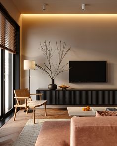 Japandi Living Room, Japandi Living, Home Design Living Room, Room Makeover Bedroom, Decor Home Living Room, Living Room Inspo, Minimalist Living Room, Cozy Living Rooms, Tv Unit