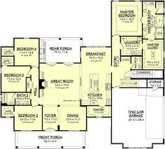 the first floor plan for this house