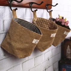 Coffee Sacks, Burlap Decor, Sewing Storage, Burlap Bags, Sew Ins, Spring Hair, Trendy Sewing