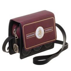 Harry Potter Hogwarts Express Crossbody Bag Purse Dimensions: 9" L x 7" H x 3"W Color: Burgundy-Black Size: One Size Fits Most/Adjustable/Small Material: PU/Faux Leather Brand: Harry Potter Style: Purse Care: Wipe Clean With A Damp Cloth Free Shipping All items are shipped between 24-48 hours once purchased excluding Weekends and Holidays. Hogwarts Bag, Harry Potter Hogwarts Express, Goth House, Hufflepuff Pride, Harry Potter Items, Harry Potter Style, Harry Potter Merchandise, Hogwarts Express, Faux Leather Bag