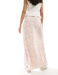 Skirts by Daisy Street To the Max Mid rise Lace trim Regular fit Casual Maxi Skirt With Lace Trim, Lace Maxi Skirt With Lace Trim, Fitted White Lace Maxi Skirt, Flowy Lace Trim Midi Skirt, Summer Maxi Skirt With Lace Trim, Relaxed Fit, Skirt With Lace Trim, Skirt With Lace, Lace Trims, Swimwear Sale