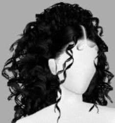 Imvu Curly Hairstyles, Imvu Curly Hair, Slick Hairstyles Baddie Curly Hair, Cute Baddie Hairstyles Curly, Imvu Hairstyles, Imvu Hair