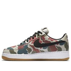 Multicolor Nike Air Force 1 For Sports, Camouflage Sneakers For Outdoor Sports, Sporty Camouflage Sneakers For Sports, Sporty Camouflage Sneakers For Outdoor, Black Men Fashion Casual, Nike Air Force 1 Low, Round Toe Heels, Air Force 1 Low, Black Men Fashion