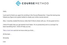 a letter to someone who is asking for help from the coursemethod com