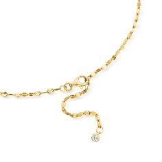 Ross-Simons - .40ct t. w. Cubic Zirconia Moon, Star Necklace in 18kt Gold Over Sterling. 18". From Italy, this celestial necklace brings an enchanting spirit to your style. A fabulous lumachina chain hosts a crescent moon pendant and sparkling star stations, all aglow with .40 ct. t. w. round brilliant-cut CZs. Finely crafted in polished 18kt yellow gold over sterling silver. Includes a 2" extender. Lobster clasp, CZ moon and star necklace. CZ weights are diamond equivalents. Moon Star Necklace, Moon And Star Necklace, Crescent Moon Pendant, Celestial Necklace, Sparkling Stars, Moon And Star, Moon Star, Moon Pendant, Star Necklace