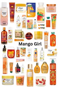 #mango #foryou #mangogirl Mango Hygiene Products, Mango Scented Perfume, Mango Scent Combo, Tropical Body Care, Mango Body Mist, Mango Scented Products, Mango Body Care, How To Smell Like Mango, Body Care Products Aesthetic