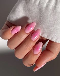 Pink Aura Nails, Mac Nails, Aura Nails, Band Nails, Spring Acrylic Nails, Hello Nails, Pink Ombre Nails, Blush Nails, Classy Acrylic Nails