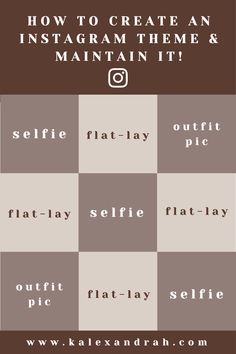 how to create an instagramm theme and maintain it with the help of social media