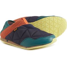 DS NEW Mens Teva x COTOPAXI Collab Re Ember ReEmber Moc Blue Teal Green Orange Yellow Multi Sneaker Slipper sz 4 EUR 35 UK 3 1128010 Fashion sneakers moccasin designer camping loungewear comfort  These are new, deadstock Mens Teva x COTOPAXI Collaboration Re Ember ReEmber Moc Blue Teal Green Orange Yellow Multicolor Sneaker Slipper shoes in the Cotopaxi Blue Teal Green Orange Yellow Multicolor Colorway CW.  These are Men's US size 4, EUR sz 35 and UK sz 3. These come with the original box - will Navy Casual Sneakers For Outdoor Activities, Durable Blue Casual Sneakers, Blue Durable Sneakers For Outdoor Activities, Durable Blue Sporty Sneakers, Durable Blue Outdoor Sneakers, Teva Ember, Athletic Models, Sneaker Slippers, Teal Orange