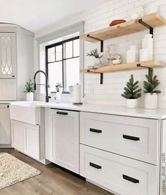 the kitchen is clean and ready to be used as a place for cooking or eating