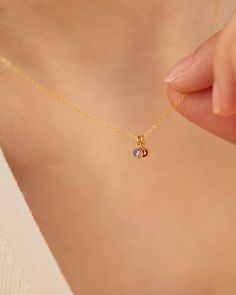 Dainty birthstone necklacePerfect way to cherish family members & loved ones.Made with 14k gold filled.- Sterling silver or 14k gold filled- 3mm CZ birth stone bezel Personalized Dainty 14k Gold Birthstone Necklace, 14k Gold Filled Yellow Gold Birthstone Necklace, Everyday Gold Birthstone Necklace With Bezel Setting, Dainty Birthstone Charm Necklaces For Anniversary, Dainty Birthstone Charm Necklace For Anniversary, Dainty Sterling Silver Birthstone Necklace With Bezel Setting, Delicate Everyday Birthstone Necklace In 14k Gold, Dainty 14k Gold Birthstone Necklace, Delicate 14k Gold Birthstone Necklace For Everyday