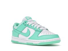 Nike Dunk Low Green Glow (W) - DD1503-105 Green Athleisure Sneakers For Spring, Women’s Dunk Low, Green Sneakers For Spring Streetwear, Green Glow Dunks Outfit, Nike Green Low Dunks, Nike Dunk Low All Colors, Nike Dunk Low Green Glow, Nike Dunk Low Green Paisley, Nike Dunks Low