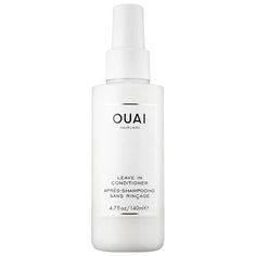 Detangling and Frizz Fighting Leave in Conditioner - OUAI | Sephora Ouai Leave In Conditioner, Anti Frizz Hair, Hair Frizz, Hair Mist, Hair Detangler, Treated Hair