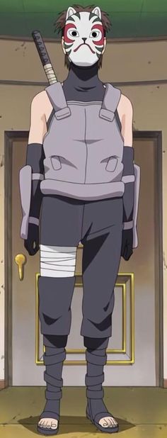 Anbu_Uniform Black Ops Outfit, Anbu Outfit, Anbu Uniform, Naruto Anbu, Anbu Black Ops, Kitsune Tattoo, Anbu Mask, Yamato Naruto, Might Guy