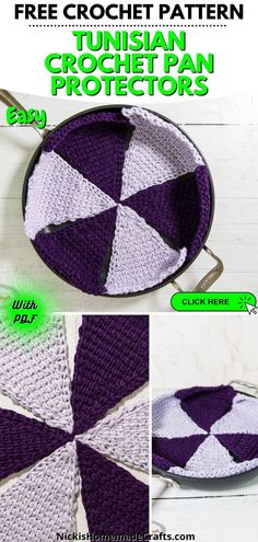 the crochet pattern is shown with instructions for how to make it in this round