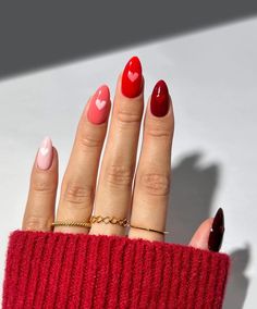 Coffin Red Nail, Valentines Day Nails Coffin Red, Nails Coffin Red, Nails Red Valentines Day, Timeless Nails, Nail Ideas Valentines Day, Nails Red Valentines, Valentines Day Nails Coffin, Valentines Day Nails Red