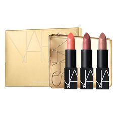 Beautiful Brand New Lips Uncensored Lipstick Set. Limited Edition Packaging In 3 Timeless Shades. Shade Names Are In The Pictures Nars Lip, Nars Lipstick, Lip Balm Set, Nars Makeup, Lips Shades, Creamy Concealer, Lip Set, How To Apply Lipstick, Bronzing Powder