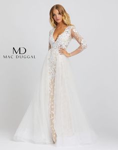 Overskirt Dress, Mac Duggal Prom Dresses, Mac Duggal Prom, Wedding Dress Size 10, Wedding Dress Sequin, Pretty Wedding Dresses, Mac Duggal Dresses, Wedding Reception Dress, Wedding Dress Sizes